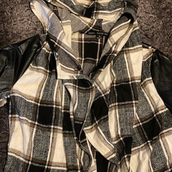 ❤️HOODED PLAID LONG JACKET/SHACKET❤️ - Picture 3 of 7